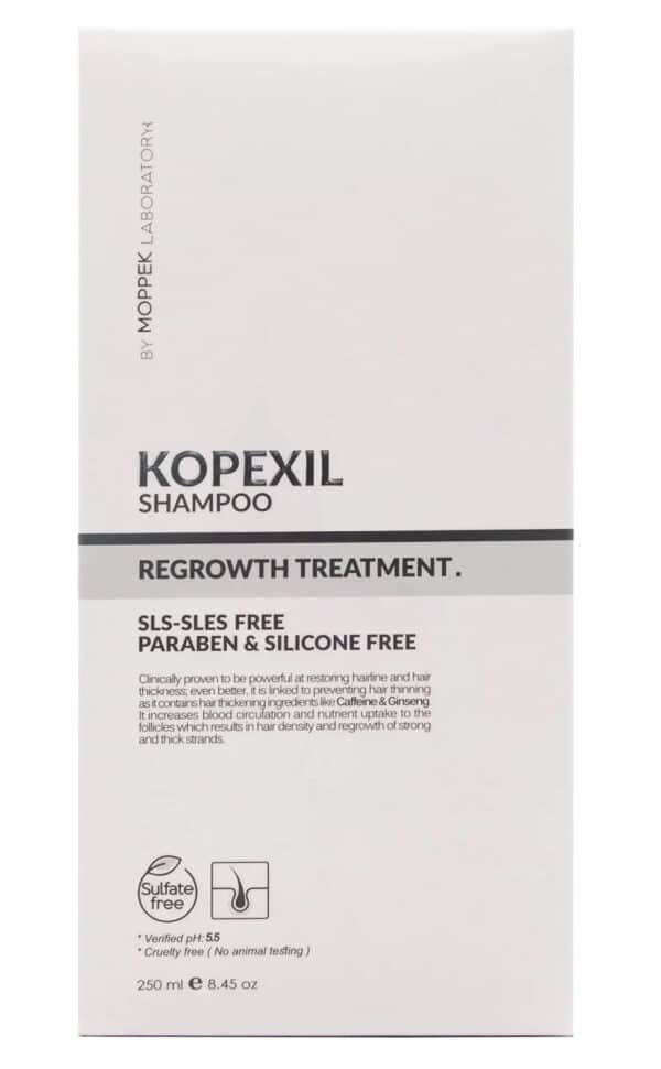 شامپو تقویت کننده و ضد ریزش مو موپک مدل KOPEXIL حجم 250 میلی - Image 3
